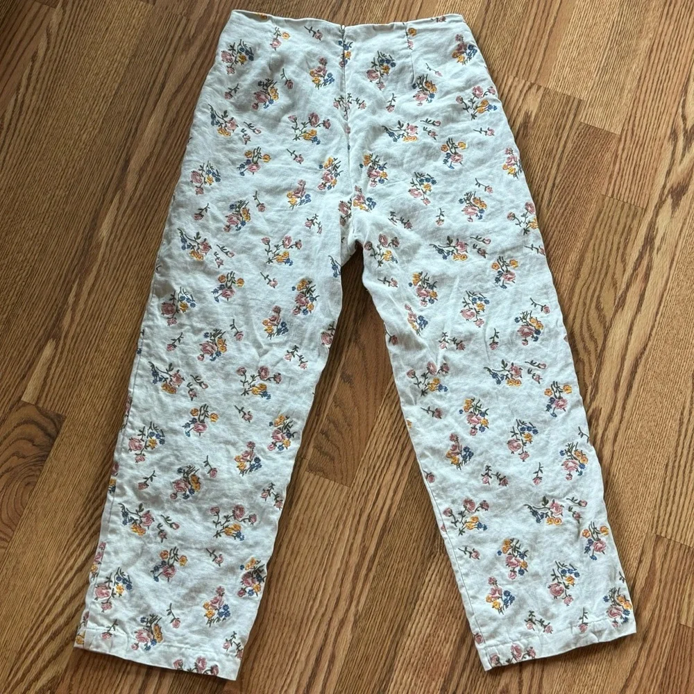 Reformation Floral Linen Pant - Picture 2 of 7